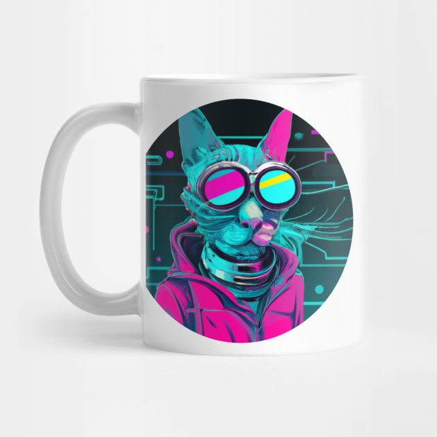 Cyberpunk Cat by Perryfranken